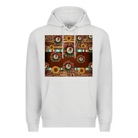 Dove Grey seamless mexican sunflower tumbler design Premium Hoodie - Jasminsmagicworld