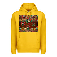 Lemon seamless mexican sunflower tumbler design Premium Hoodie - Jasminsmagicworld