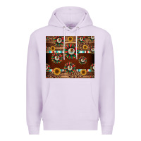 Lilac seamless mexican sunflower tumbler design Premium Hoodie - Jasminsmagicworld