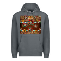 Rock seamless mexican sunflower tumbler design Premium Hoodie - Jasminsmagicworld