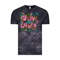 Cloud Black grow in grace Vintage Tee - AdoDesignShop