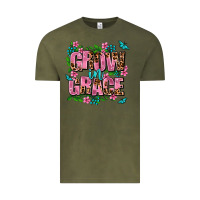 Vintage Olive grow in grace Vintage Tee - AdoDesignShop