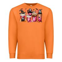 Carrot Scream Coffee Cups Premium Sweatshirt - MaliasSmallBusiness