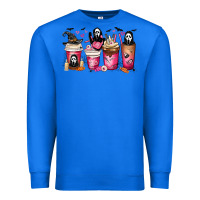 True Royal Scream Coffee Cups Premium Sweatshirt - MaliasSmallBusiness