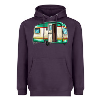 Plum caravan Heavyweight Hoodie - MaliasSmallBusiness