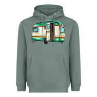 Sage caravan Heavyweight Hoodie - MaliasSmallBusiness