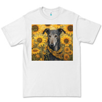 White greyhound Premium Tee - Unal Design