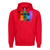 Red y'all means all y'all Zipper Hoodie - MaliasSmallBusiness