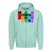 Seafoam y'all means all y'all Zipper Hoodie - MaliasSmallBusiness