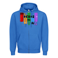 True Royal y'all means all y'all Zipper Hoodie - MaliasSmallBusiness