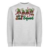 Heather Grey Elf squad skulls Heavyweight Sweatshirt - FaDigitalArtStudio