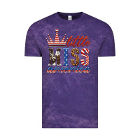 Cloud Purple little miss america Vintage Tee - HRA Design Shop