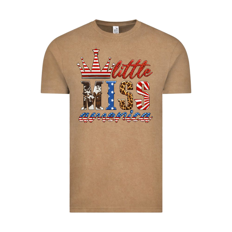 Little Miss America Vintage Tee by HRA Design Shop | Teevron