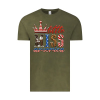 Vintage Olive little miss america Vintage Tee - HRA Design Shop