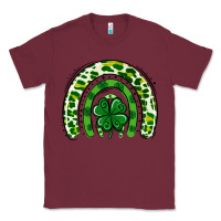 Burgundy St Patrick Rainbow Classic Tee - Jasminsmagicworld