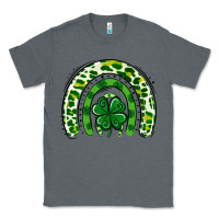 Charcoal Heather St Patrick Rainbow Classic Tee - Jasminsmagicworld