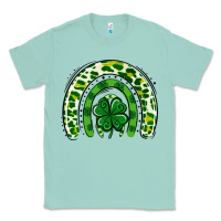 Seafoam St Patrick Rainbow Classic Tee - Jasminsmagicworld