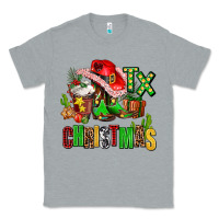 Heather Grey tx christmas cowgirl Classic Tee - AdoDesignShop