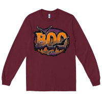 Burgundy boo Long Sleeve Tee - JahusDesignShop