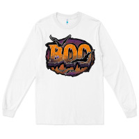 White boo Long Sleeve Tee - JahusDesignShop