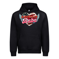 Black American babe Urban Hoodie - HowdyJamesFarm