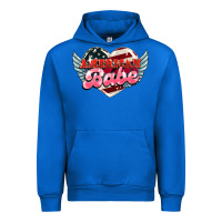 Cobalt American babe Urban Hoodie - HowdyJamesFarm