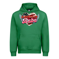 Emerald American babe Urban Hoodie - HowdyJamesFarm