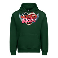 Foreset Green American babe Urban Hoodie - HowdyJamesFarm