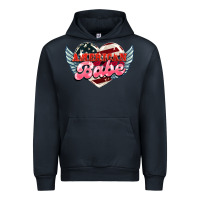 Navy American babe Urban Hoodie - HowdyJamesFarm