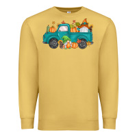 Antique Gold fall gnomes truck Premium Sweatshirt - MaliasSmallBusiness