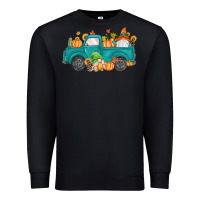 Black fall gnomes truck Premium Sweatshirt - MaliasSmallBusiness