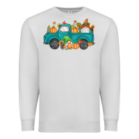 Dove Grey fall gnomes truck Premium Sweatshirt - MaliasSmallBusiness