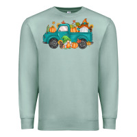 Seafoam fall gnomes truck Premium Sweatshirt - MaliasSmallBusiness