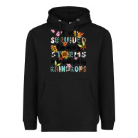 Black ive survived too many storms to bebothered by rain Heavyweight Hoodie - MaliasSmallBusiness