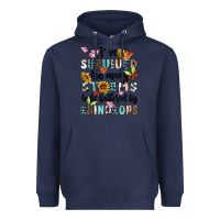 Navy ive survived too many storms to bebothered by rain Heavyweight Hoodie - MaliasSmallBusiness