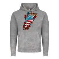 Cloud Rock American lightning bolt Vintage Hoodie - Neo Western