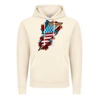 Vintage Artic American lightning bolt Vintage Hoodie - Neo Western