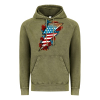 American Lightning Bolt Vintage Hoodie | Teevron