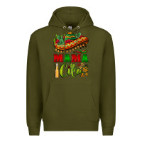 Army Green mama cita sombrero Premium Hoodie - BarkalooDesign