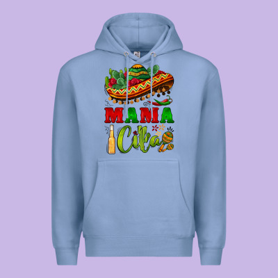 Mama Cita Sombrero Premium Hoodie Designed By Barkaloodesign