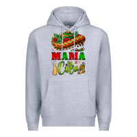 Heather Grey mama cita sombrero Premium Hoodie - BarkalooDesign