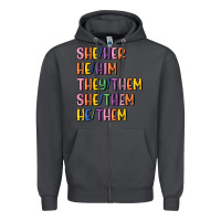 Smoke lgbtq pronouns Zipper Hoodie - MaliasSmallBusiness