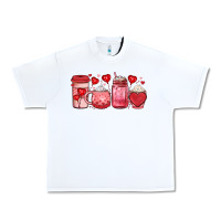 White valentines day coffee Urban Heavy Tee - JahusDesignShop
