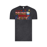 Vintage Black i'm not drunk i'm patriotic Vintage Tee - HRA Design Shop