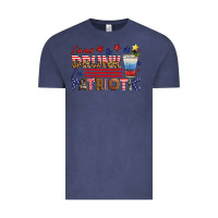 Vintage Denim i'm not drunk i'm patriotic Vintage Tee - HRA Design Shop
