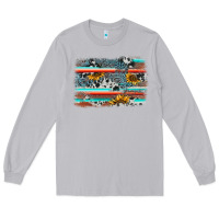 Moon Dust serape cowhide sunflower background Long Sleeve Tee - AdoDesignShop