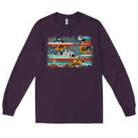 Plum serape cowhide sunflower background Long Sleeve Tee - AdoDesignShop