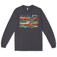 Smoke serape cowhide sunflower background Long Sleeve Tee - AdoDesignShop