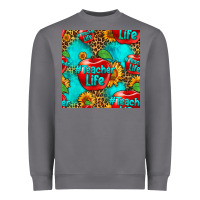 Storm teacher apple seamless pattern Heavyweight Sweatshirt - HRA Design Shop