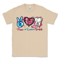 Mushroom peace love dental Classic Tee - AdoDesignShop
